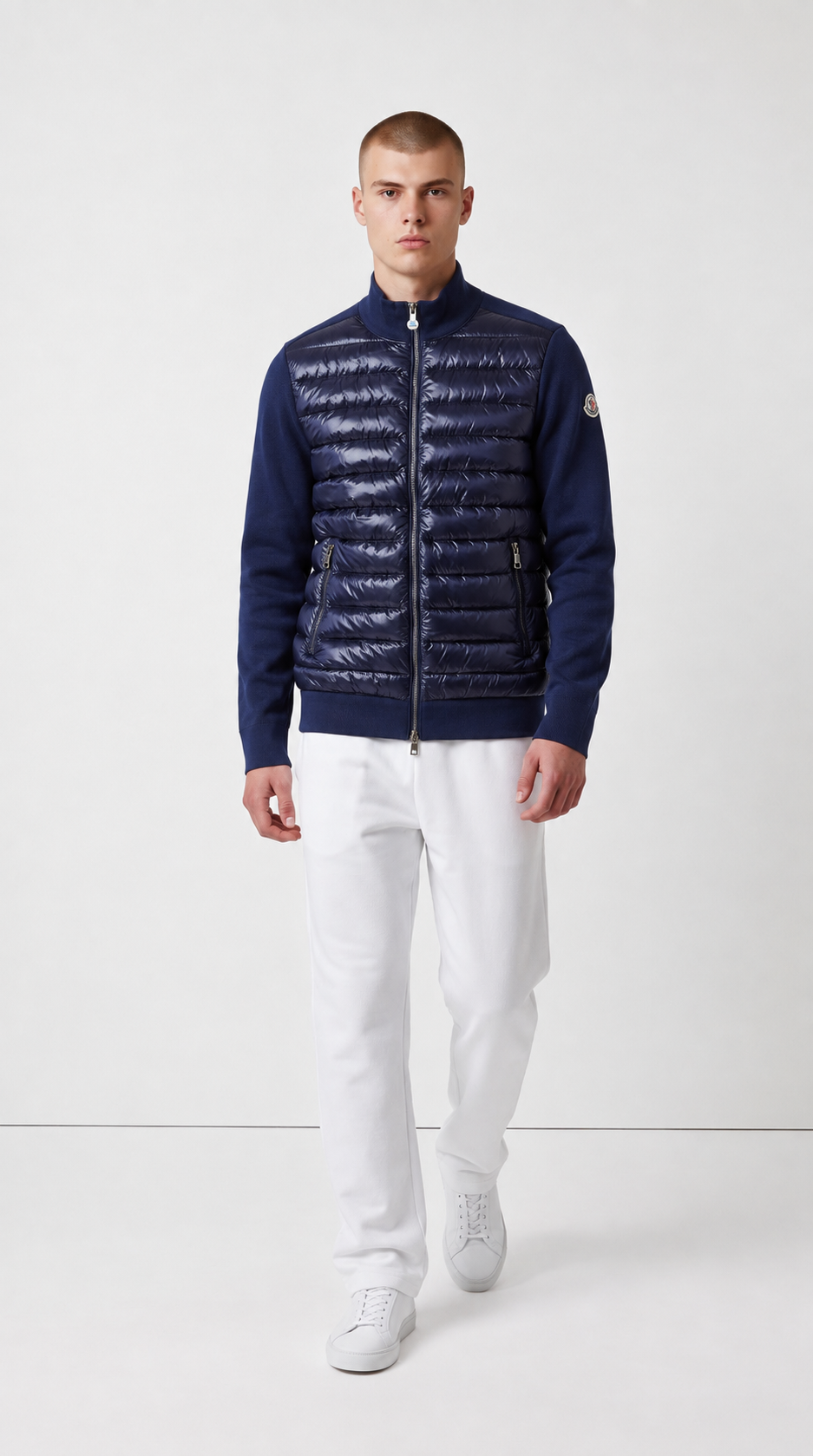 MC Cardigan Shiny Blau